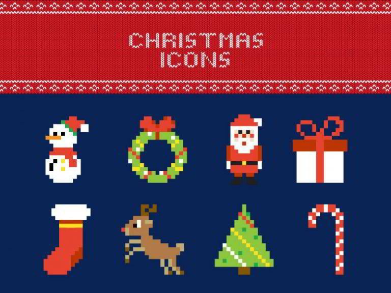 Weihnachts-Icons-von-Anna-Sereda