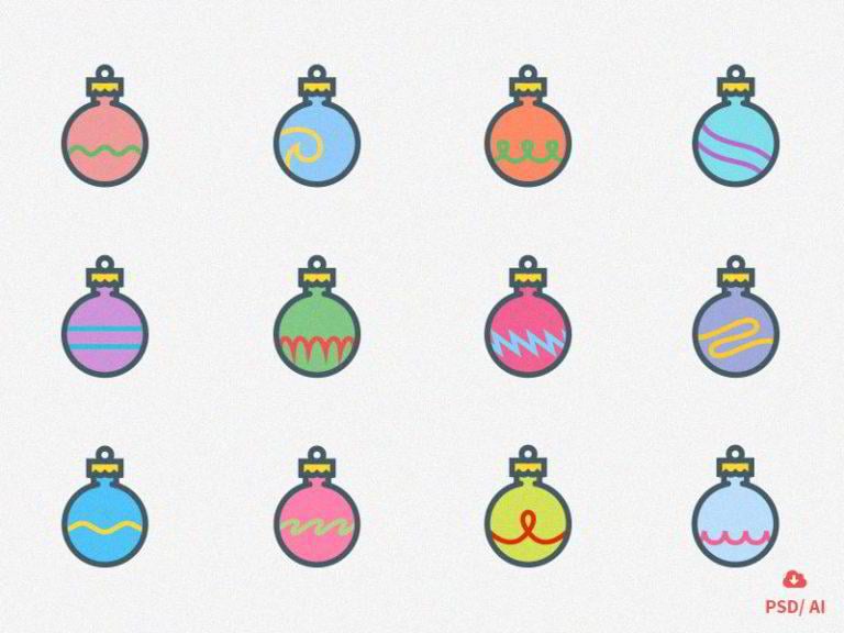Weihnachts-Icons-von-Oxygenna