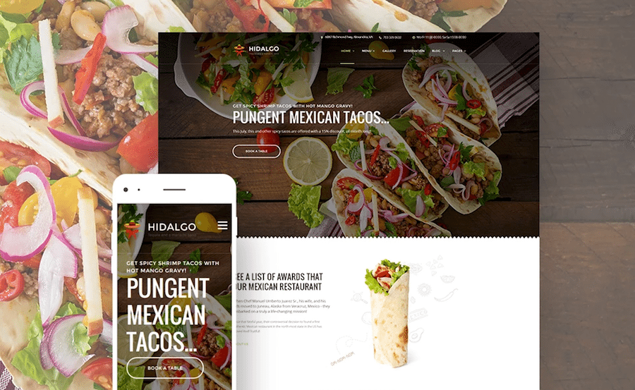 hidalgo-mexikanisches-restaurant-wordpress-theme
