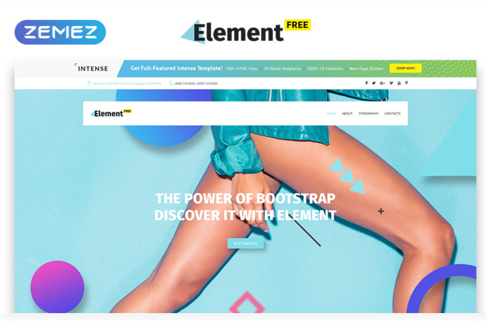 Element HTML5 gratuit