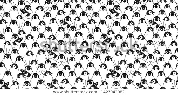 Harmonious Penguin Pattern