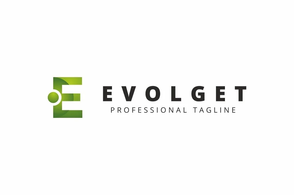 Evolget E Letter Logo Template.