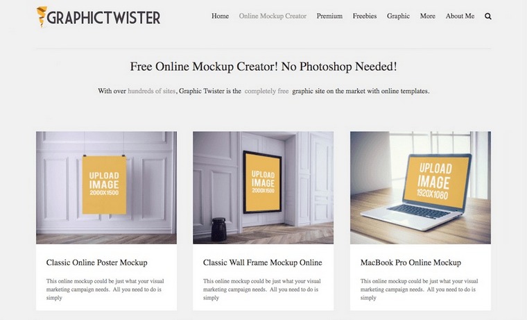 graphictwister online mockup