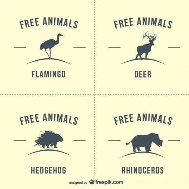 Free-vector-silhouettes-of-animals