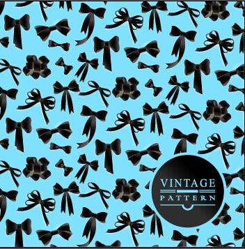 Exquisite-bow-vector-seamless-pattern-vector