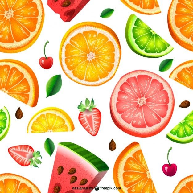Seamless-fruit-pattern