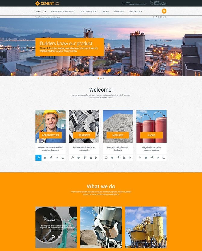 cement-company-website-template