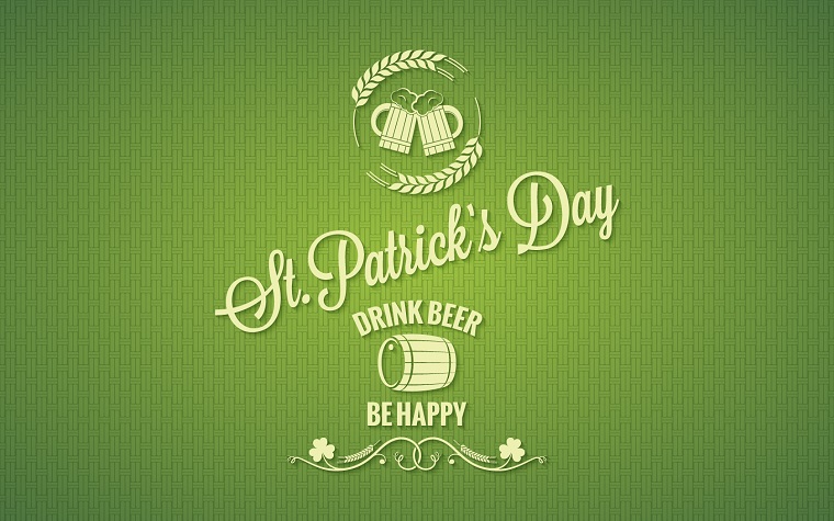 Patrick Day Beer Design Background. Corporate Identity Template.