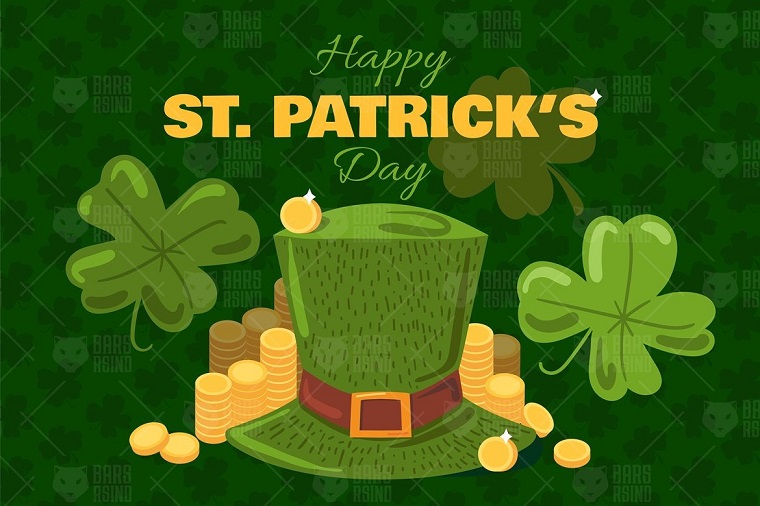 St. Patrick's Day Greeting Banner Corporate Identity Template.