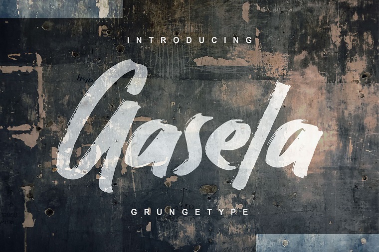 Gasela | Grungetype Font