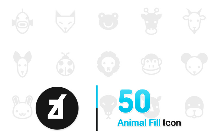 Animal Fill Iconset Template
