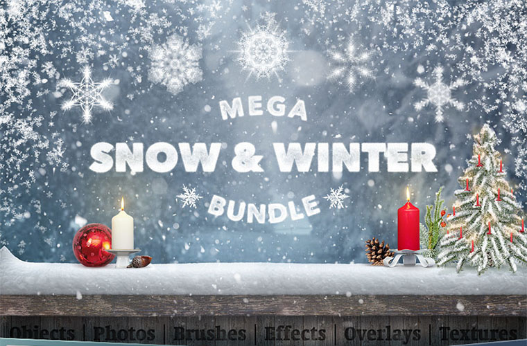 Mega Snow And Winter Bundle Ui Elements