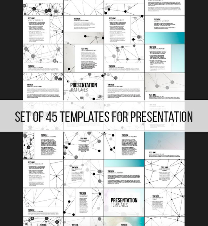 Set of 45 Templates for Presentation Pattern
