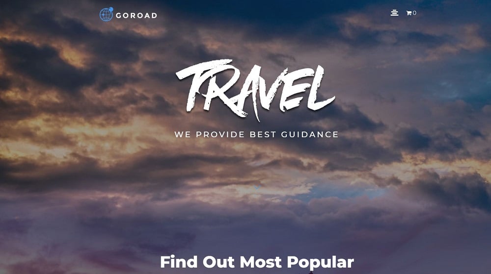 Goroad - Travel Agency Multipurpose Modern Elementor WordPress Theme