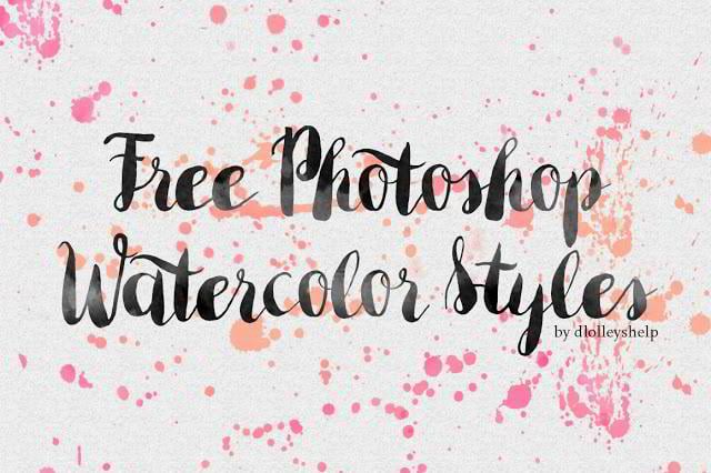 Free Photoshop Watercolor Styles