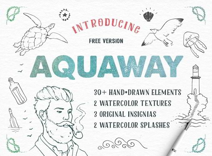 AquaWay Free Vector Pack
