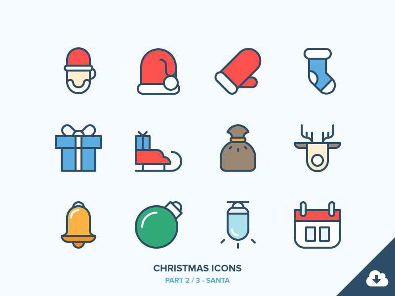 christmas-icons-freebie-2-3-santa-by-benjamin-bely