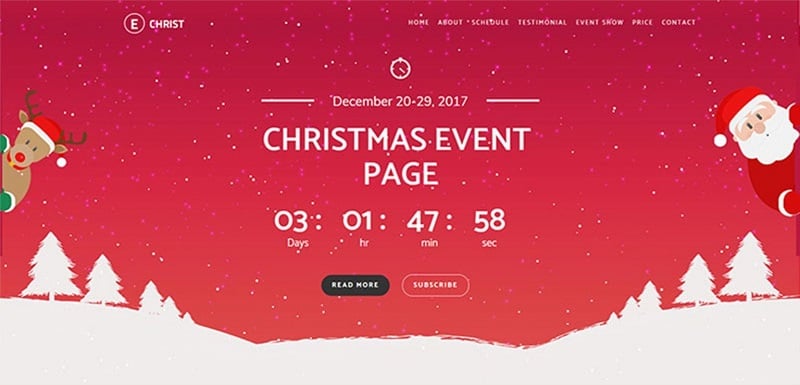 Echrist - Responsive Event Landing Page Template