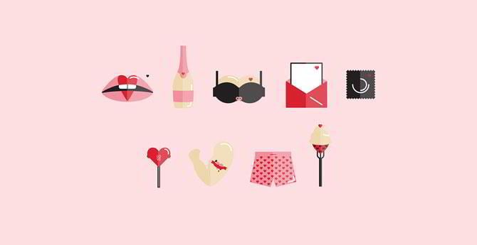 St. Valentine's Day Web Design Freebies for Sweet Declarations of Love