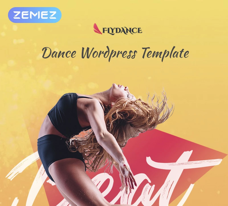 Flydance - Dance Classes Elementor WordPress Theme