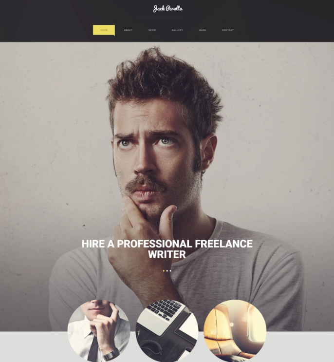 Freelance Writer WordPress Theme