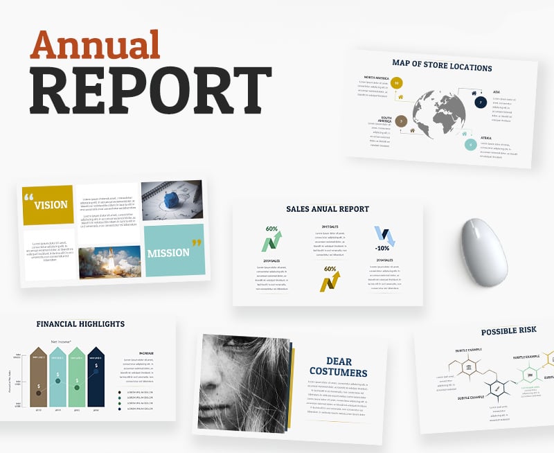 business report presentation template