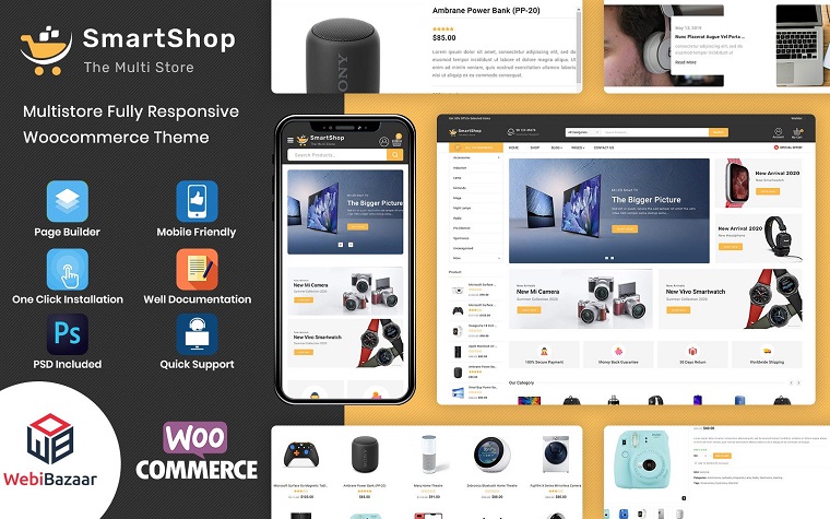 Fully Responsive SmartShop WooCommerce Theme