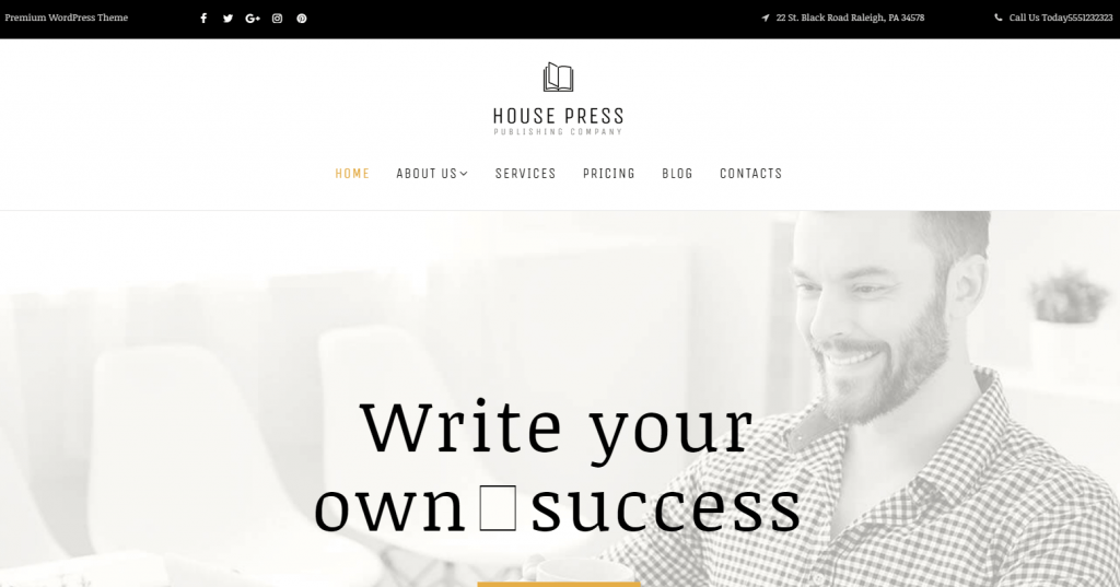 House Press - Publishing Company WordPress Theme