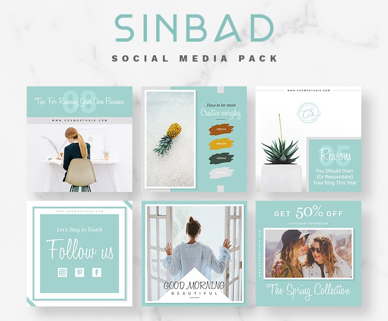 SINBAD - Social Media Pack Bundle