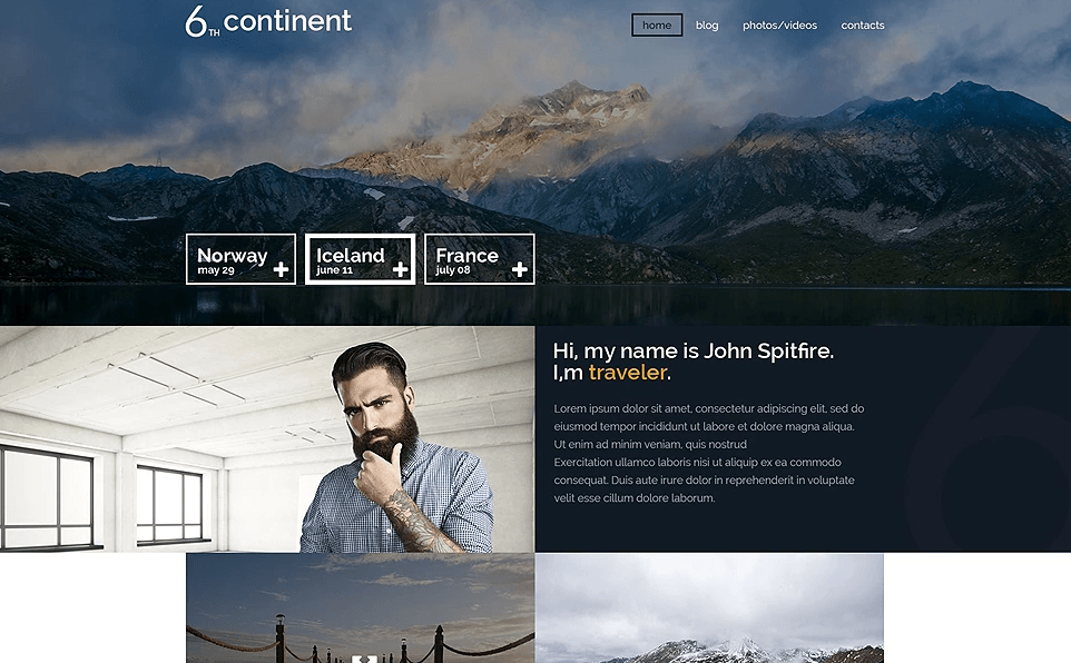 6th Continent WordPress Theme