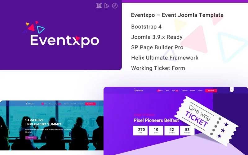 Eventxpo - Event & Conference Joomla Template