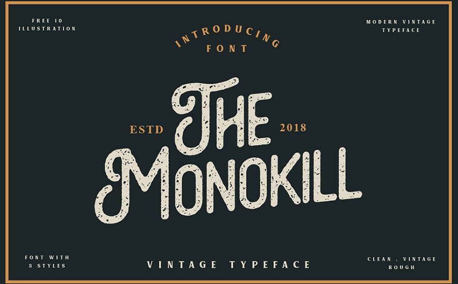 The Monokill - Vintage Font