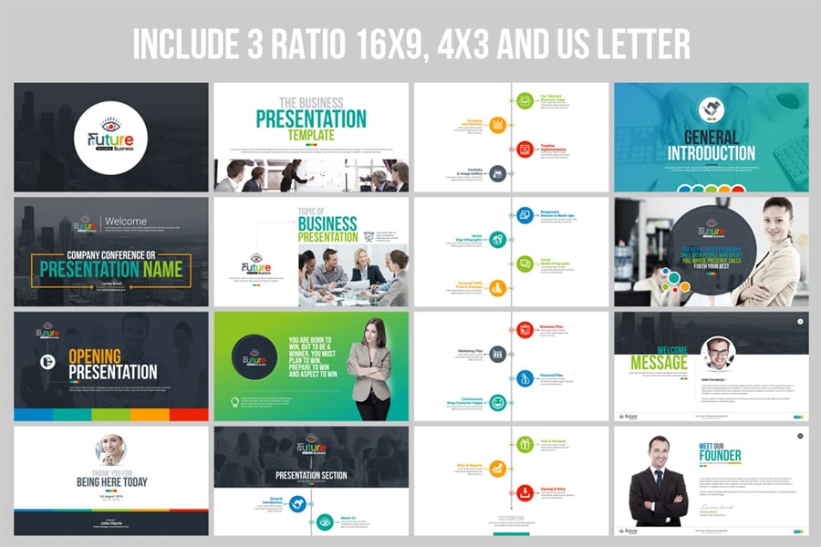 100 Professional Business Presentation Templates To Use In 2020