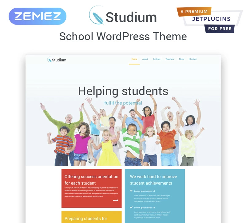 Studium - Education Multipurpose Modern Elementor WordPress Theme