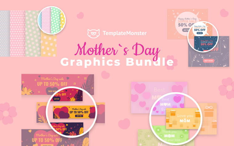 Mother Day Graphics Bundle.