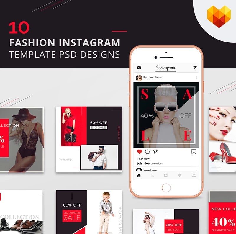 Download Free Instagram Templates For Easy Instagram Content Planning Yellowimages Mockups