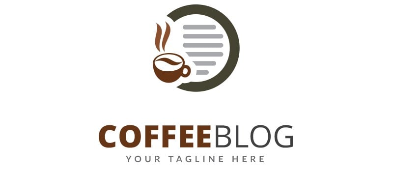 Coffee Blog Logo Template