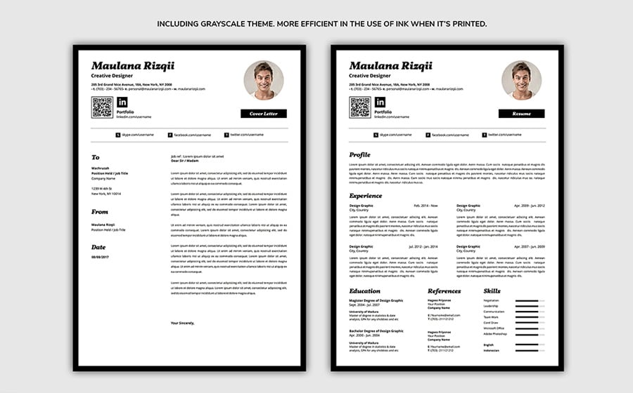 Resume Templates 2019 Free from www.templatemonster.com