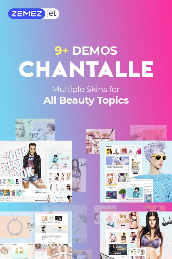 Chantalle - Multipurpose Girly Fashion WP Theme