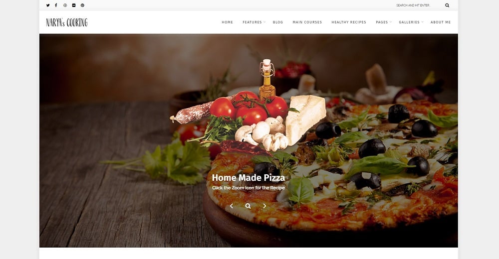 Narya - Food Blog For Cooks WordPress Theme
