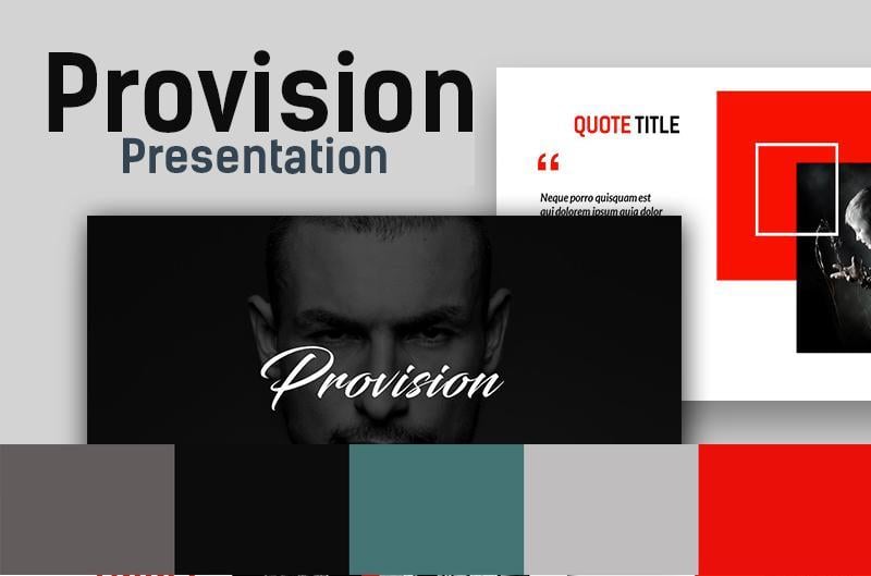 Provision Creative Presentation PowerPoint Template