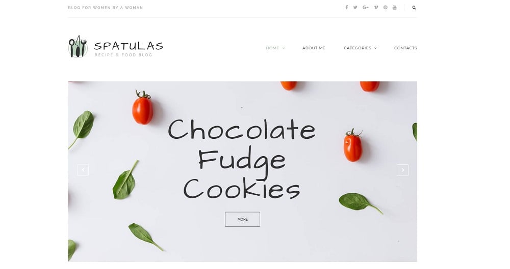 Spatulas - Recipe & Food Blog WordPress Theme