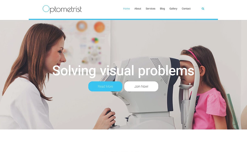 Optometrist Website Template