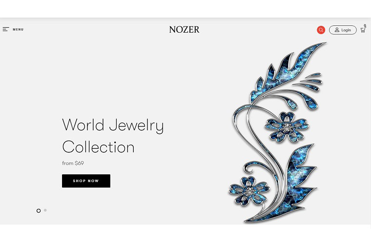 Nozer - Jewelry Store Shopify Theme.