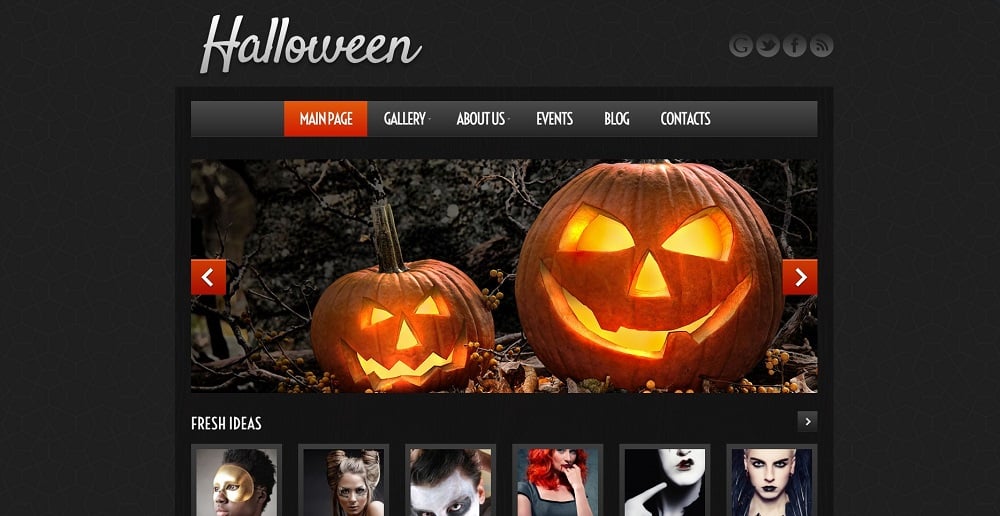 Halloween Atmosphere WordPress Theme