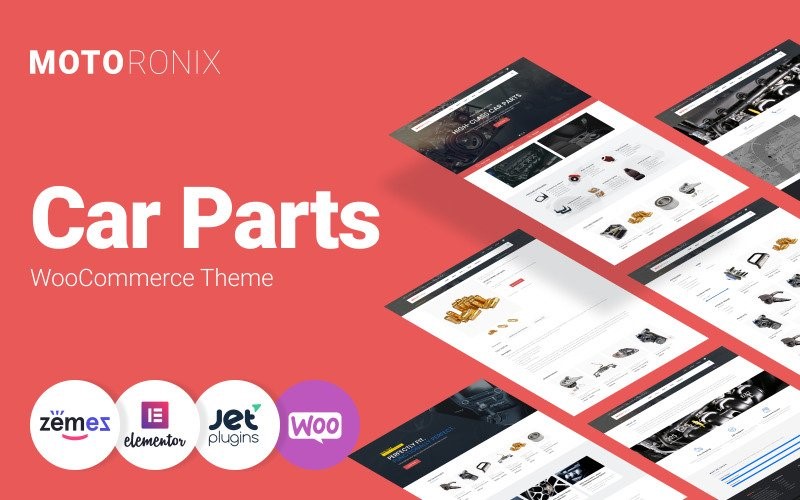 Motoronix - Car Parts Elementor WooCommerce Theme.