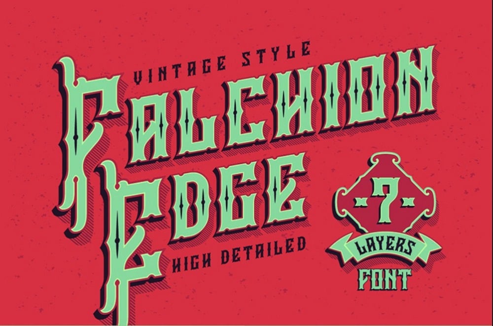 Falchion Edge Font