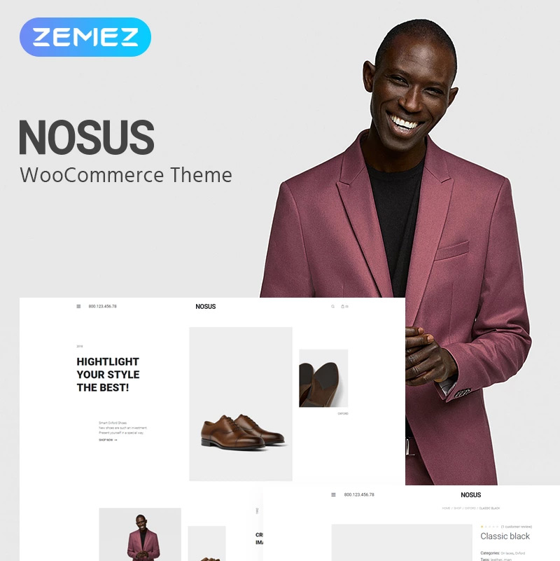 Nosus - Shoes ECommerce Minimal Elementor WooCommerce Theme