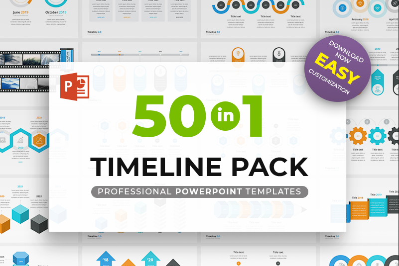 Powerpoint Template For Timeline from www.templatemonster.com