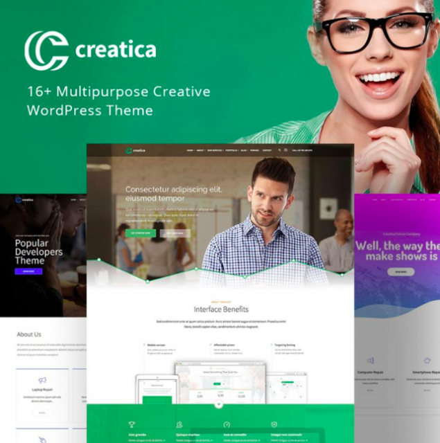 Creatica - Multipurpose WordPress Theme